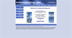 Desktop Screenshot of antennazoning.com